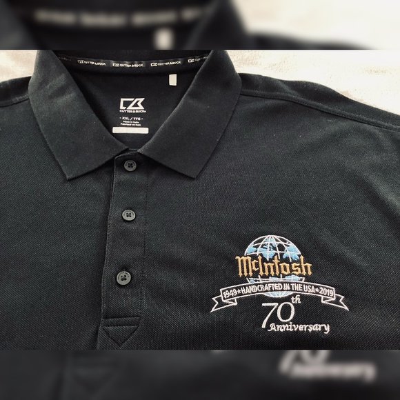 McIntosh Speakers 70th Anniversary Edition Mens Polo Size XXL Collector’s Shirt - Picture 1 of 9